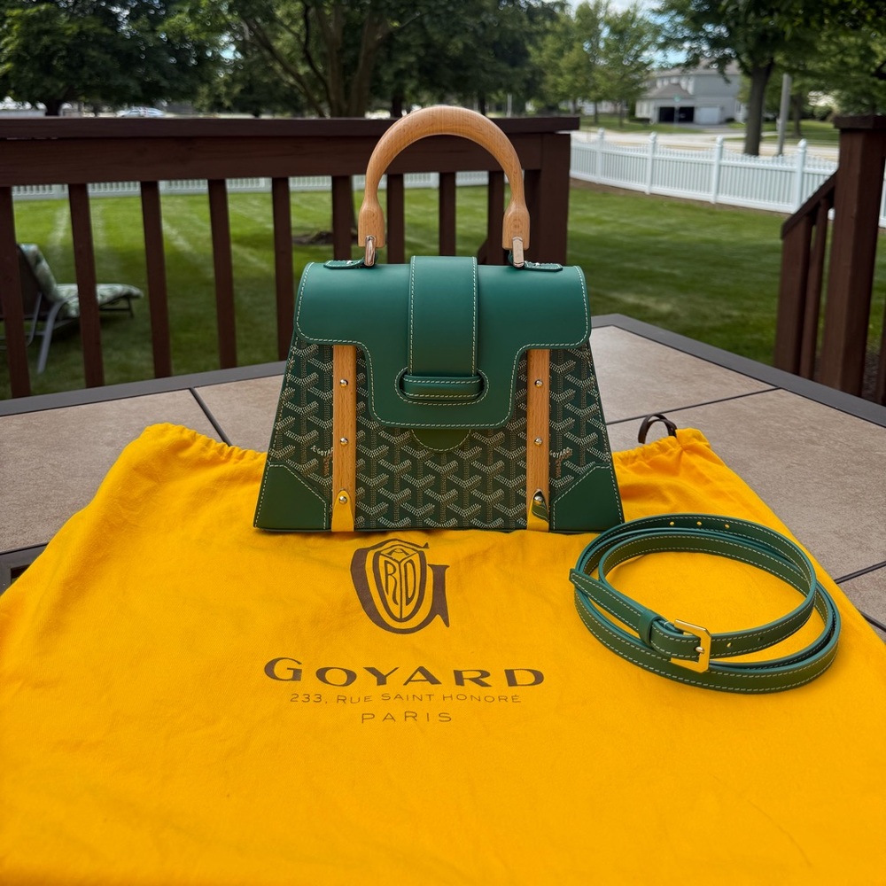 Goyard  Saigon Structure Pm Bag Green